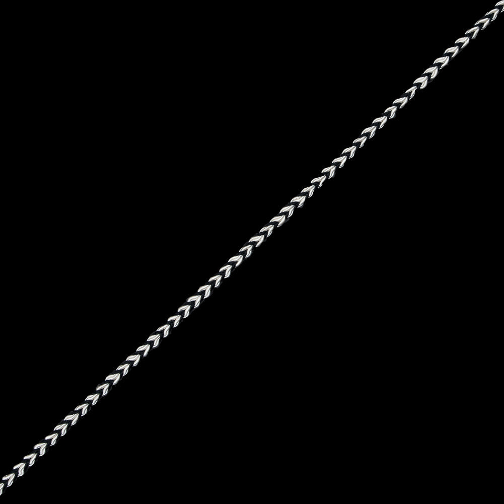 Black and White Two-Tone Braided Trim - 0.25"