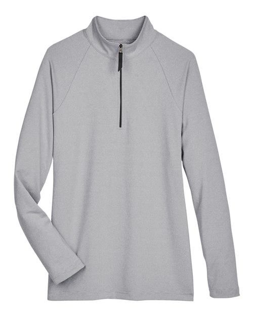 Women's CrownLux Performance Clubhouse Micro-Stripe Quarter-Zip Pullover