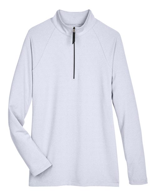 Women's CrownLux Performance Clubhouse Micro-Stripe Quarter-Zip Pullover