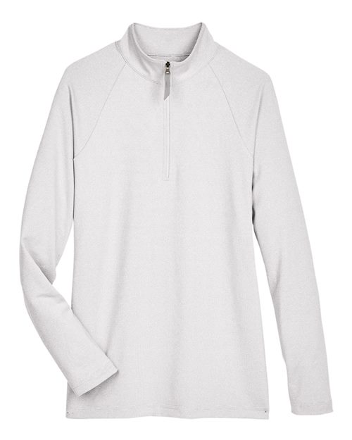 Women's CrownLux Performance Clubhouse Micro-Stripe Quarter-Zip Pullover