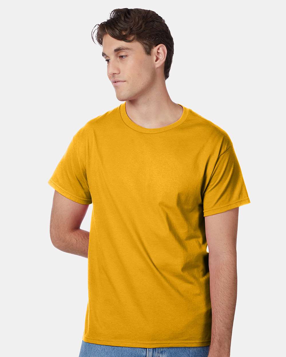 12 Pack Men's Authentic 100% Cotton Crew Neck T-Shirt