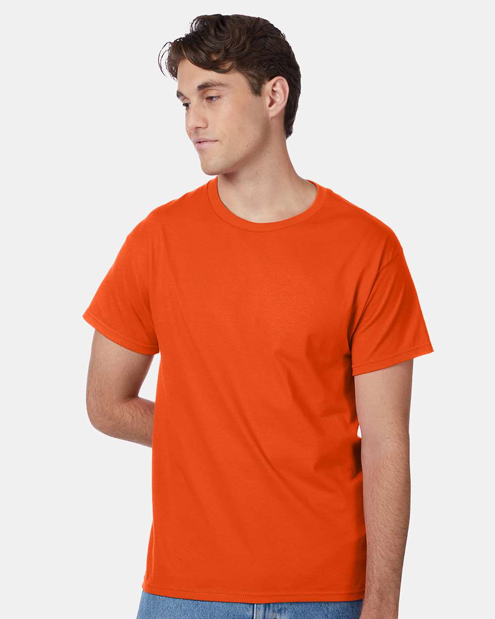 12 Pack Men's Authentic 100% Cotton Crew Neck T-Shirt