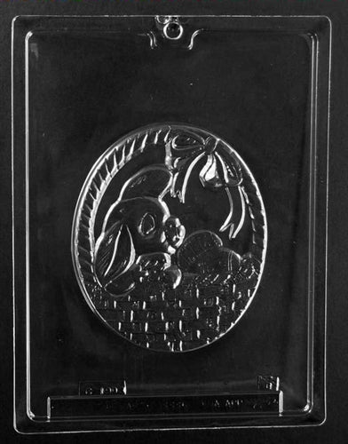 Bunny In Basket Pour Box Chocolate Mold - Top