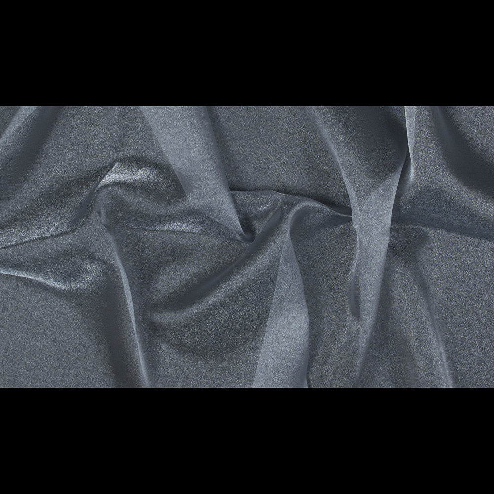 Sparkle Nylon Organza - Sterling