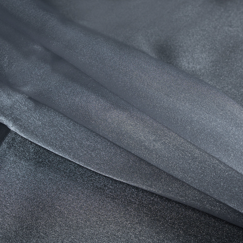 Sparkle Nylon Organza - Sterling