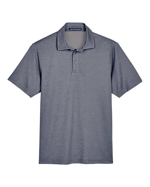 Devon & Jones Men's CrownLux Performance Address Mélange Polo