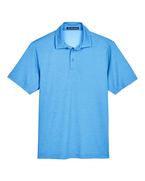 Devon & Jones Men's CrownLux Performance Address Mélange Polo