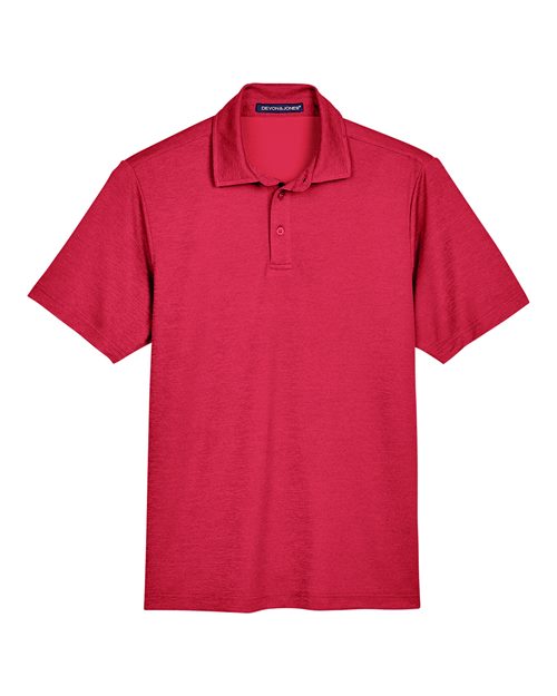 Devon & Jones Men's CrownLux Performance Address Mélange Polo