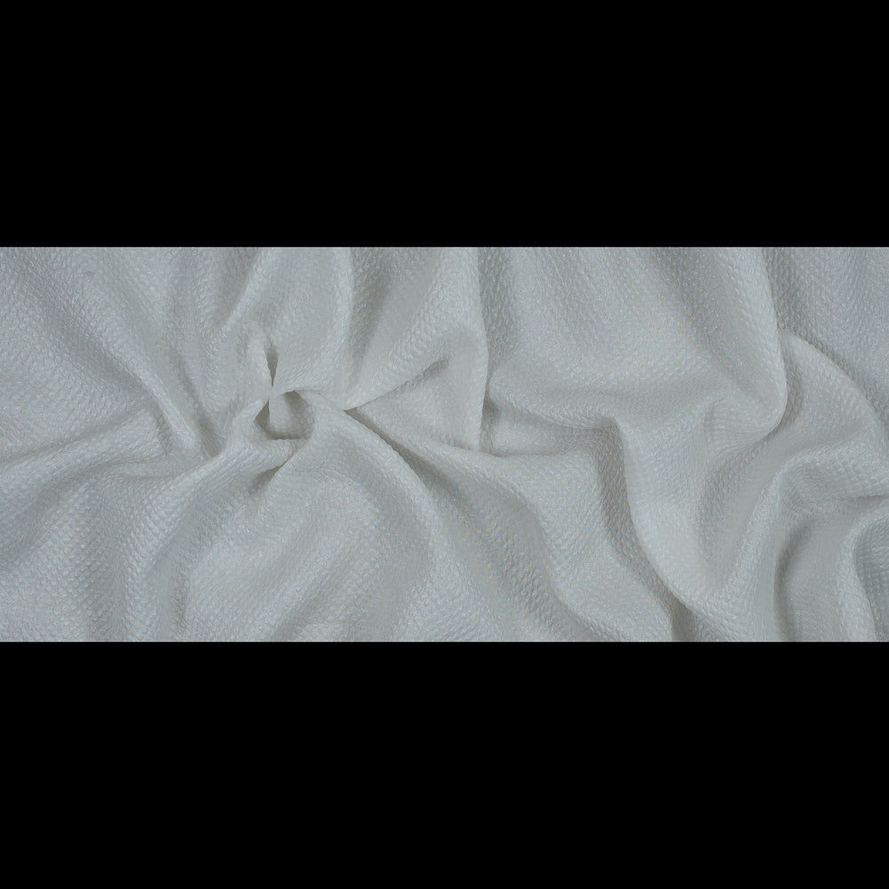 Marylin Metallic White Diamond Quilted Brocade