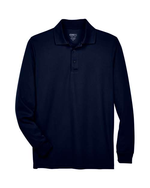 CORE365 Men's Pinnacle Performance Long Sleeve Piqué Polo