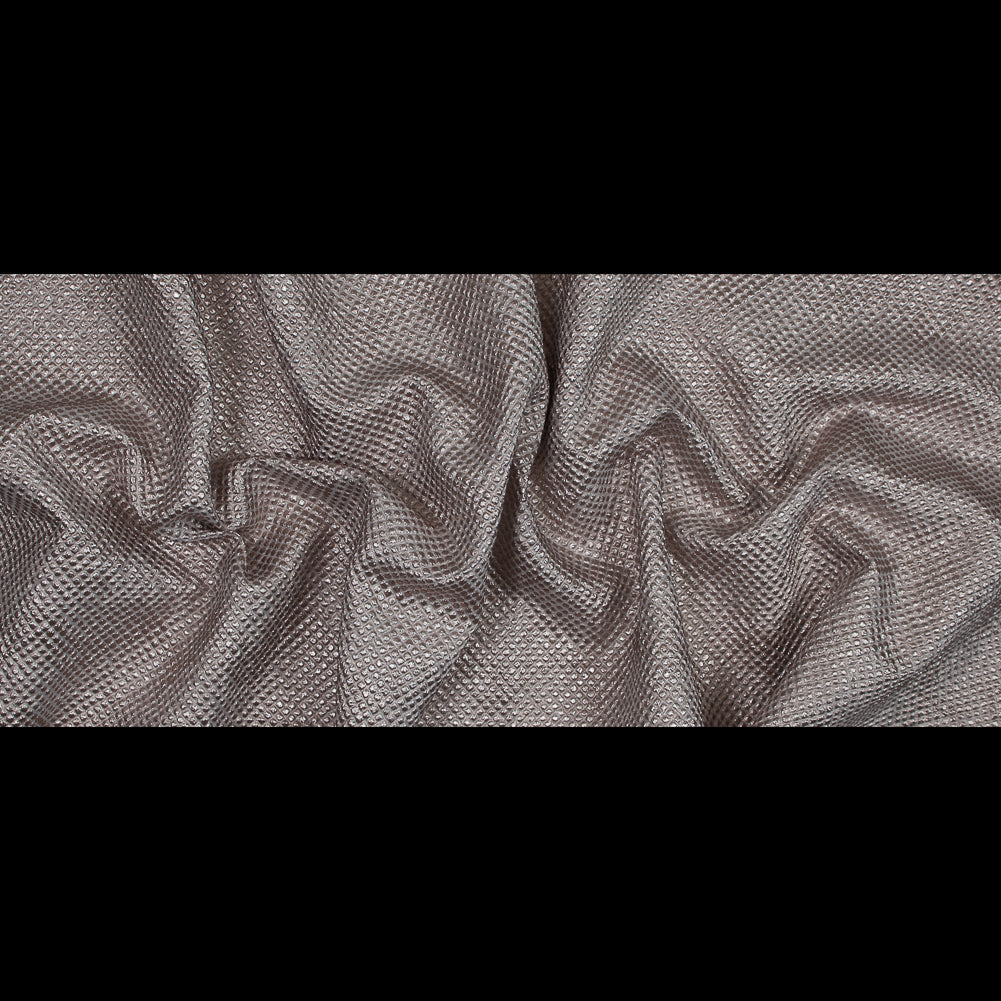 Marylin Metallic Pink Diamond Quilted Brocade