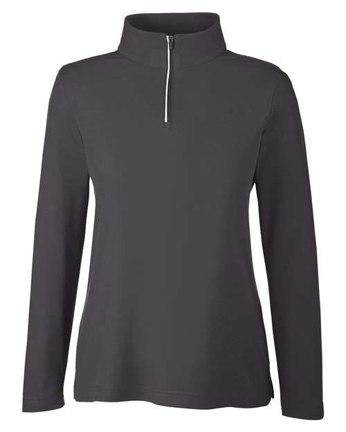 Women's Fusion ChromaSoft Pique Quarter-Zip Pullover