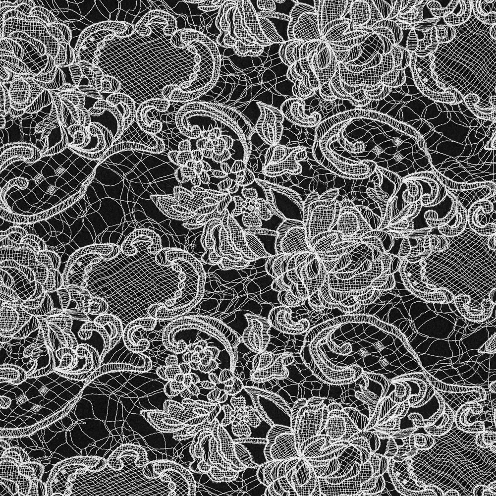 Couture Floral Lace - White