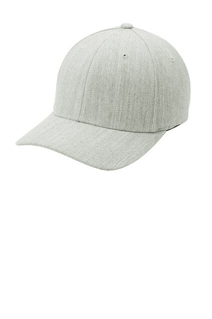 Port Authority® Flexfit Wool Blend Cap Structured Mid Profile Traditional Baseball Style with Stretch Fit