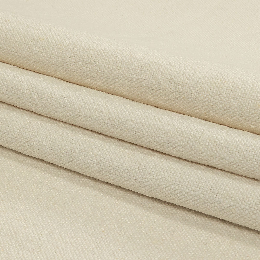 Coconut Rustic Cotton and Linen Woven