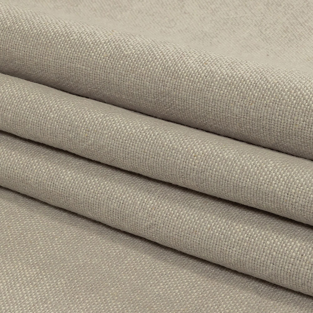 Fog Rustic Cotton and Linen Woven