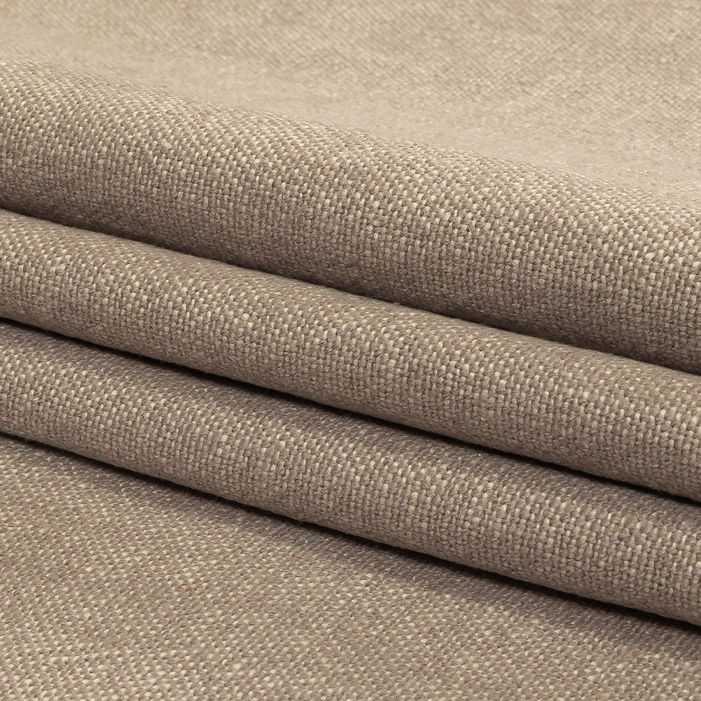 Pewter Rustic Cotton and Linen Woven