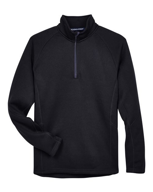 Devon & Jones Unisex Bristol Sweater Fleece Quarter-Zip Pullover