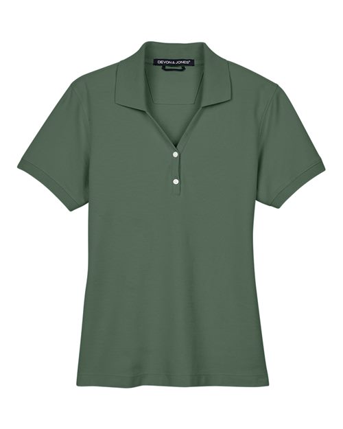 Devon & Jones Women's Pima Piqué Polo