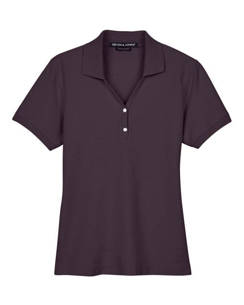 Devon & Jones Women's Pima Piqué Polo