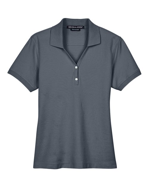 Devon & Jones Women's Pima Piqué Polo