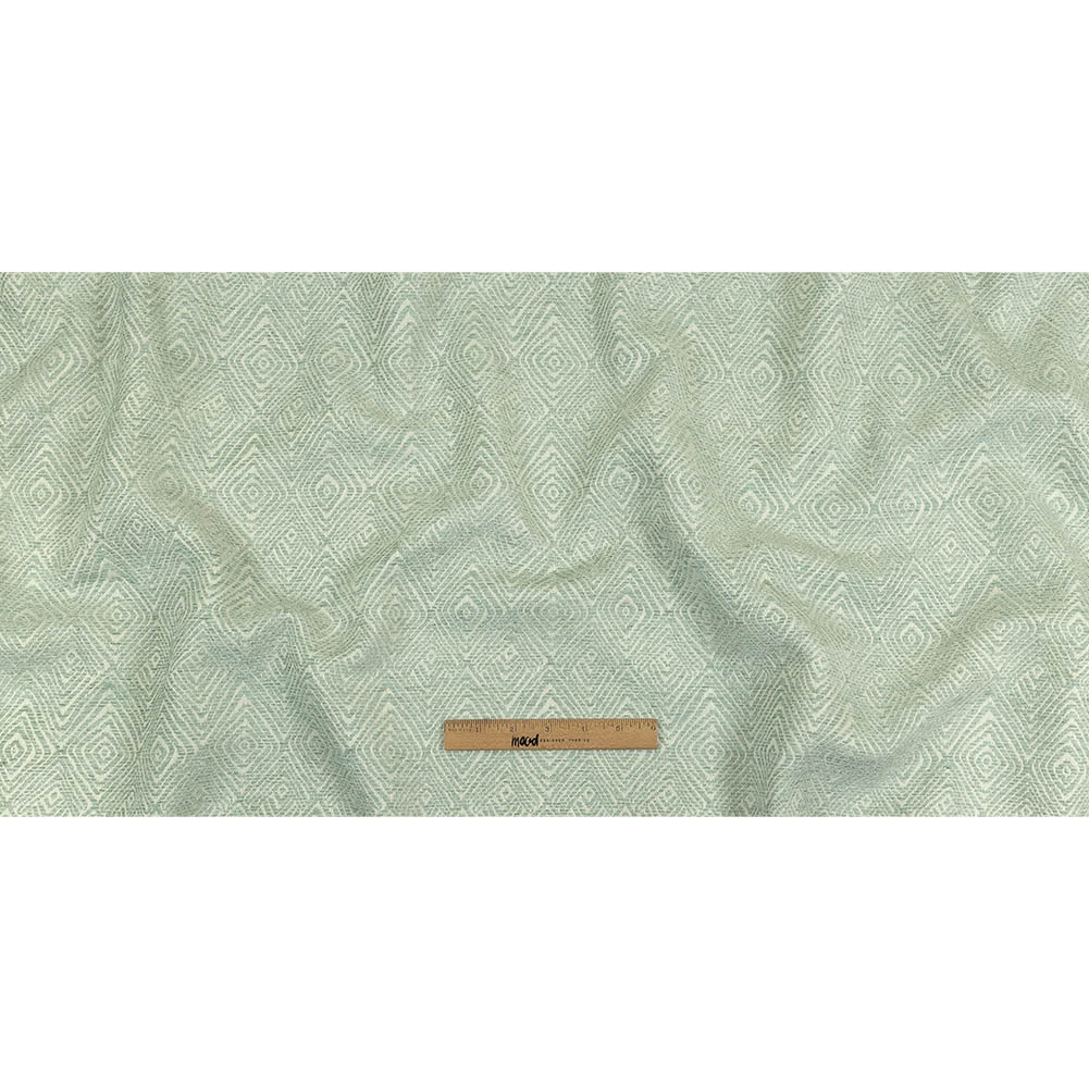 Seaglass Diamond Patterned Upholstery Chenille