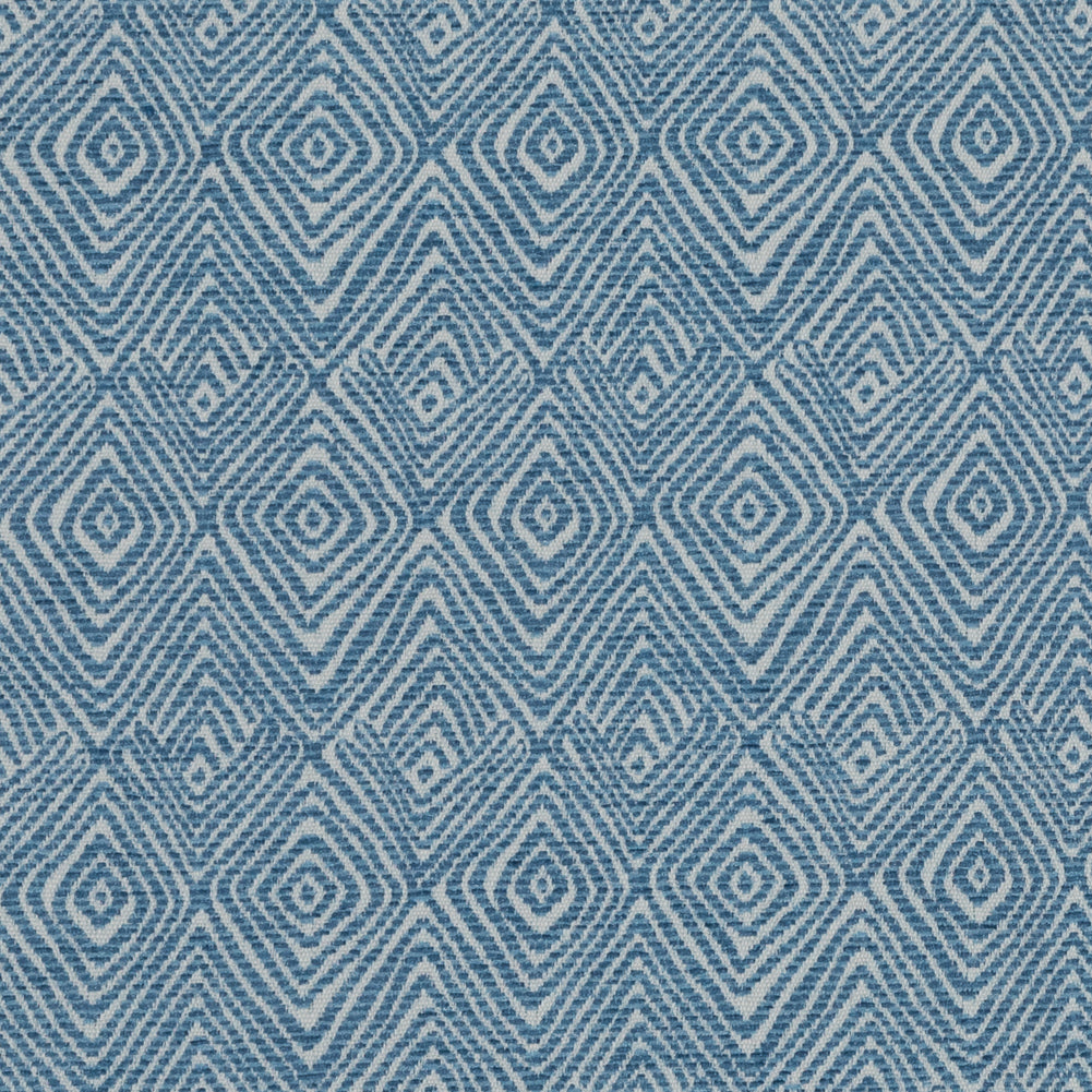 Blue Jay Diamond Patterned Upholstery Chenille