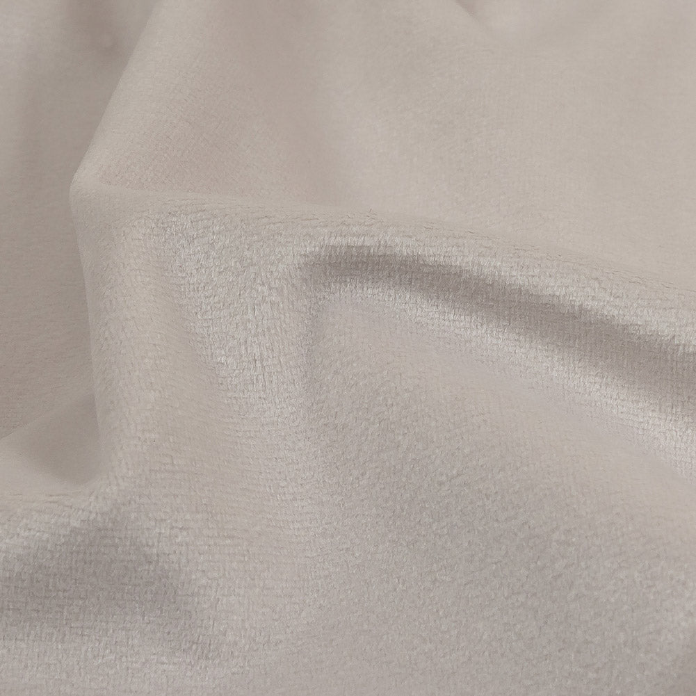 Dove Creamy Polyester Velvet