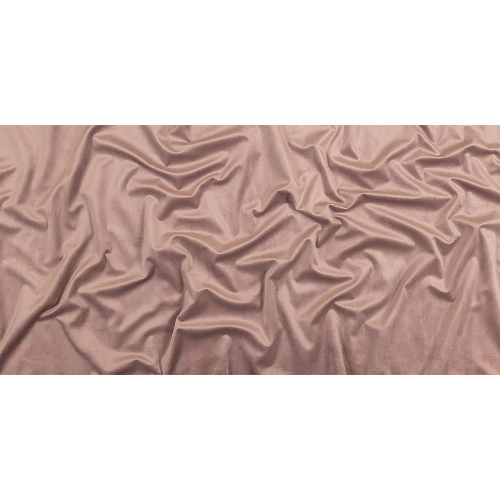 Boysenberry Creamy Polyester Velvet