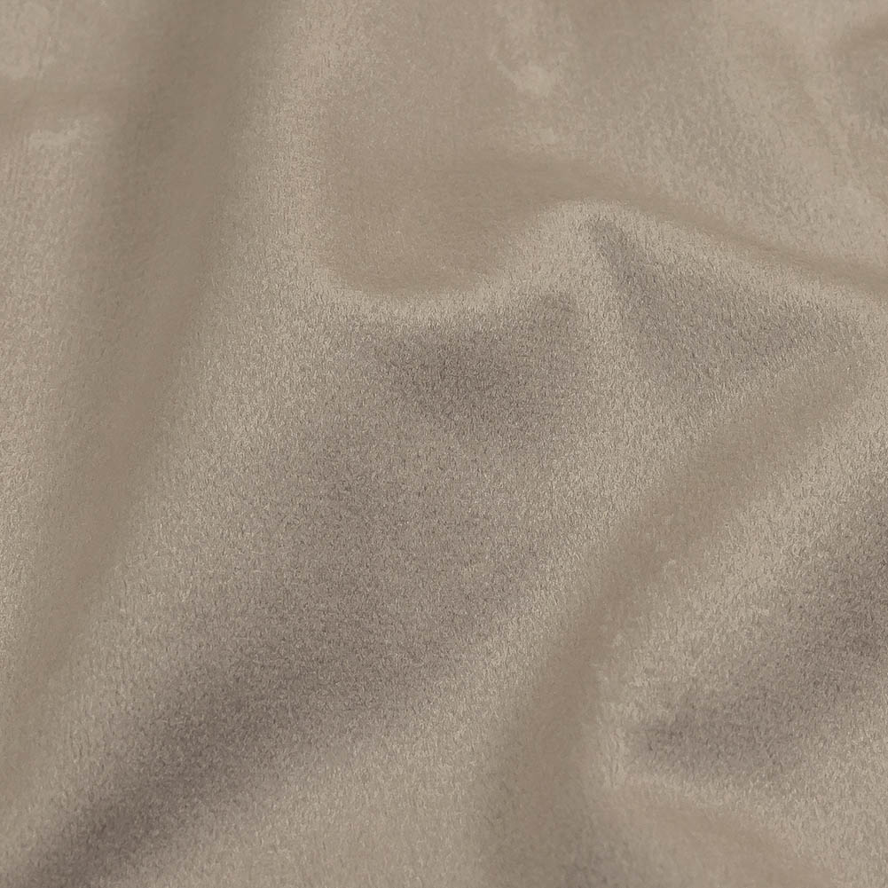 Mink Creamy Polyester Velvet
