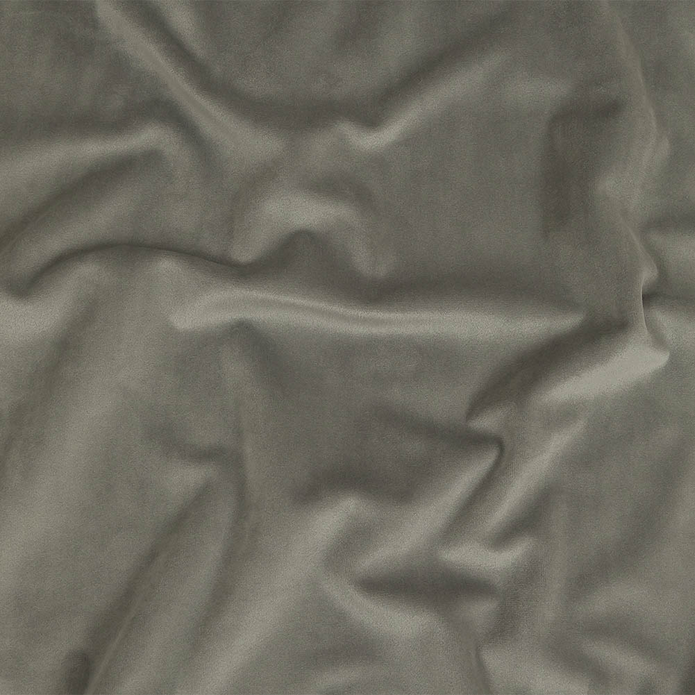 Nickel Creamy Polyester Velvet