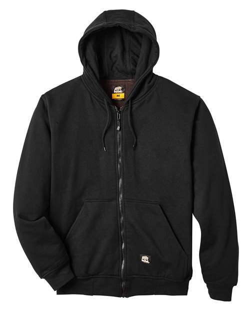 Berne Apparel Men's Tall Heritage Thermal-Lined Full-Zip Hooded Sweatshirt