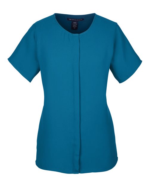 Devon & Jones Women's Perfect Fit Crepe Blouse