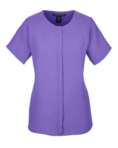 Devon & Jones Women's Perfect Fit Crepe Blouse