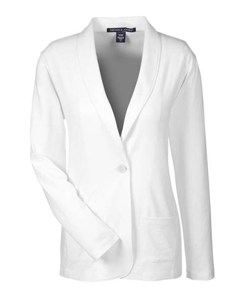 Devon & Jones Women's Perfect Fit Shawl Collar Cardigan