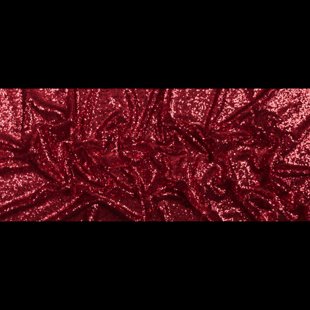 Mesh with Baby Sequins - Red - Mariah Collection