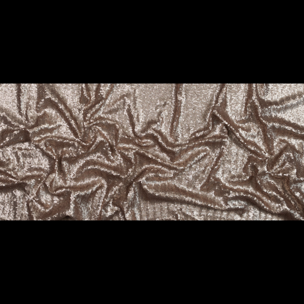 Mariah Champagne Baby Sequins on Mesh