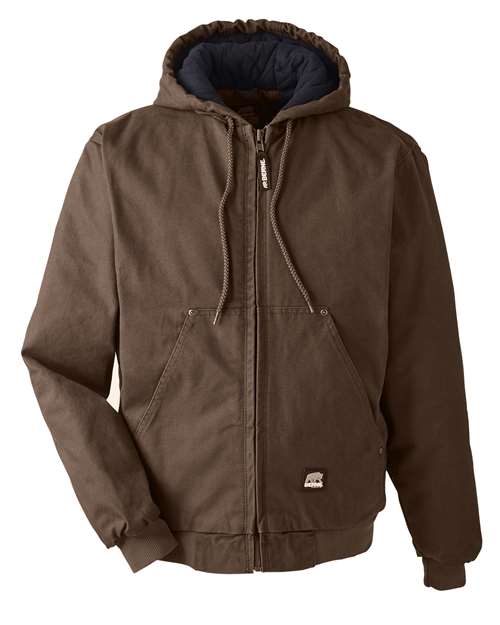 Men's Heartland Washed Cotton Duck Hooded Jacket