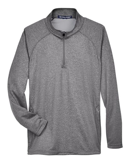 Devon & Jones Men's Stretch Tech-Shell Compass Quarter-Zip Pullover