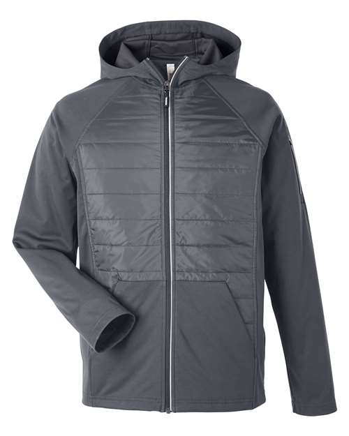 CORE365 Unisex Techno Lite Hybrid Hooded Jacket