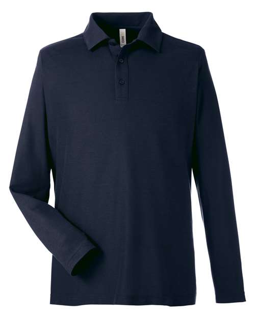 CORE365 Men's Fusion ChromaSoft Long Sleeve Pique Polo