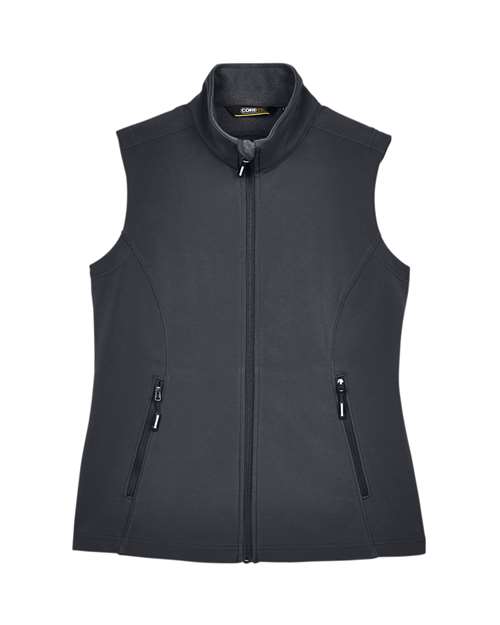CORE365 Women's Cruise Two-Layer Fleece Bonded Soft Shell Vest