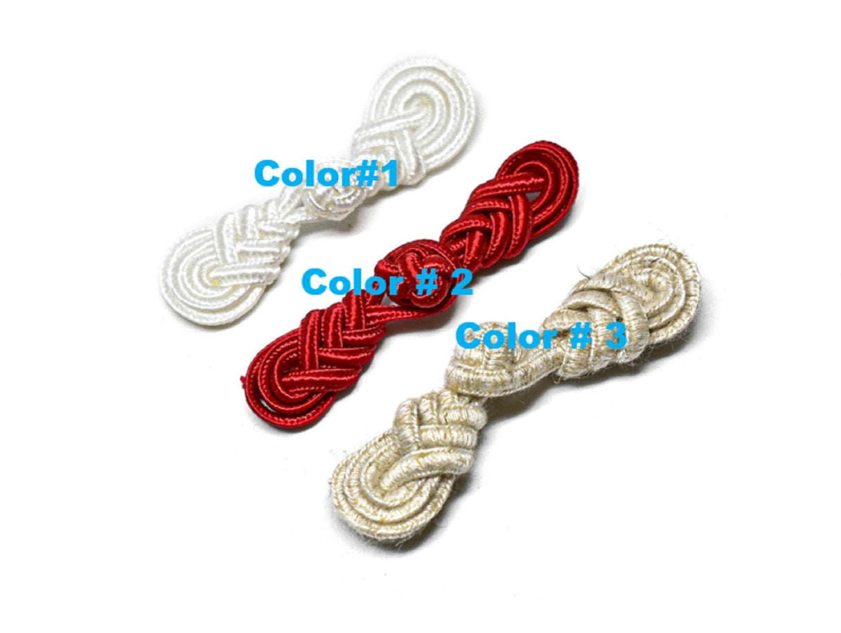 Braided Connector Button 2.50 x 0.75