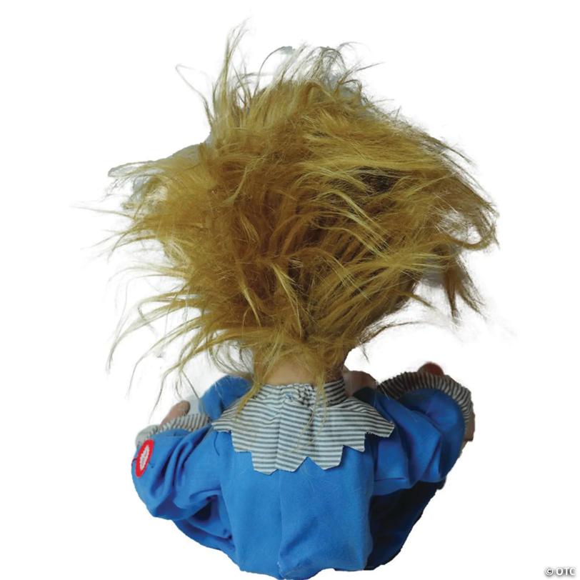 11" Creepy Kicking Girl Doll Animated Prop Halloween Decoration