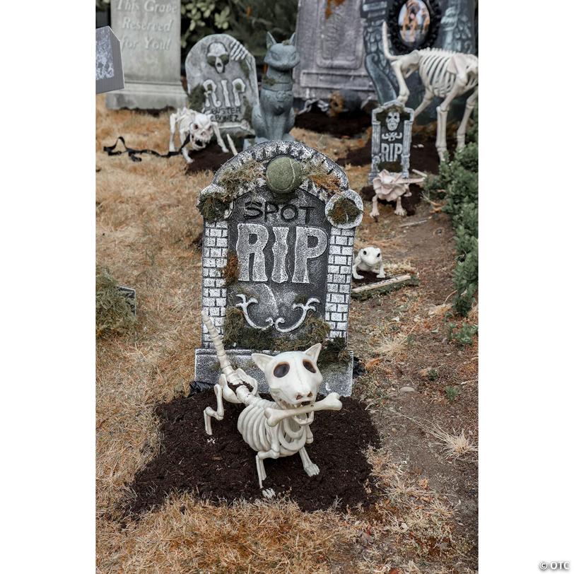 11" Digger The Skeleton Dog Decoration