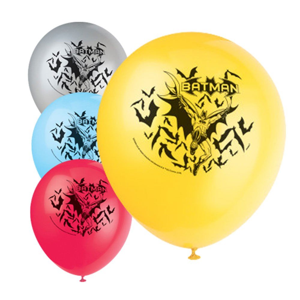 Batman Latex Balloons 8 Pack