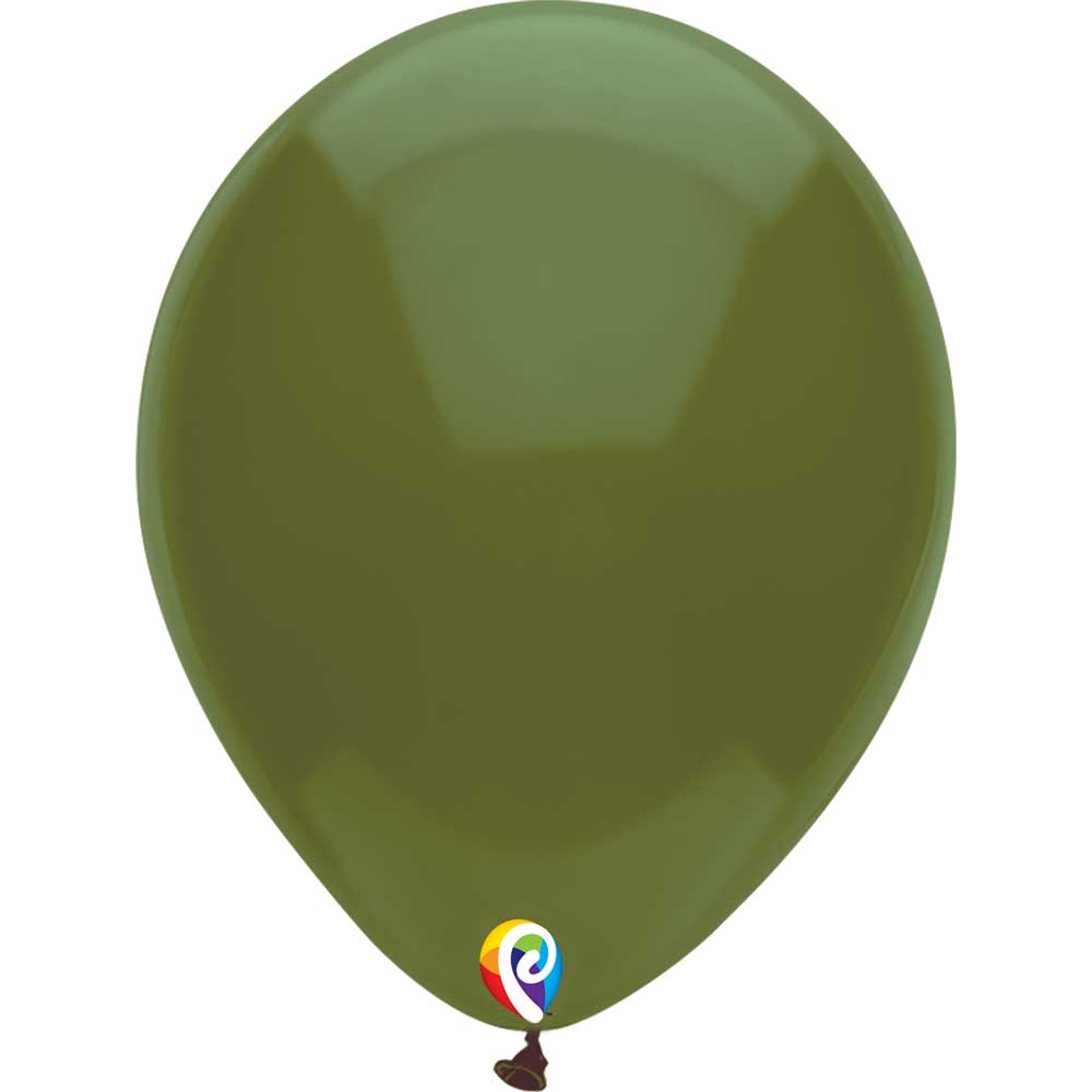Latex Balloons Vintage Olive 12 Inch