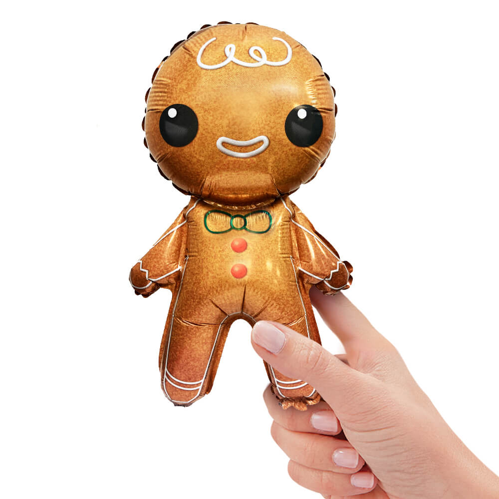 Gingerbread Man Foil Balloon