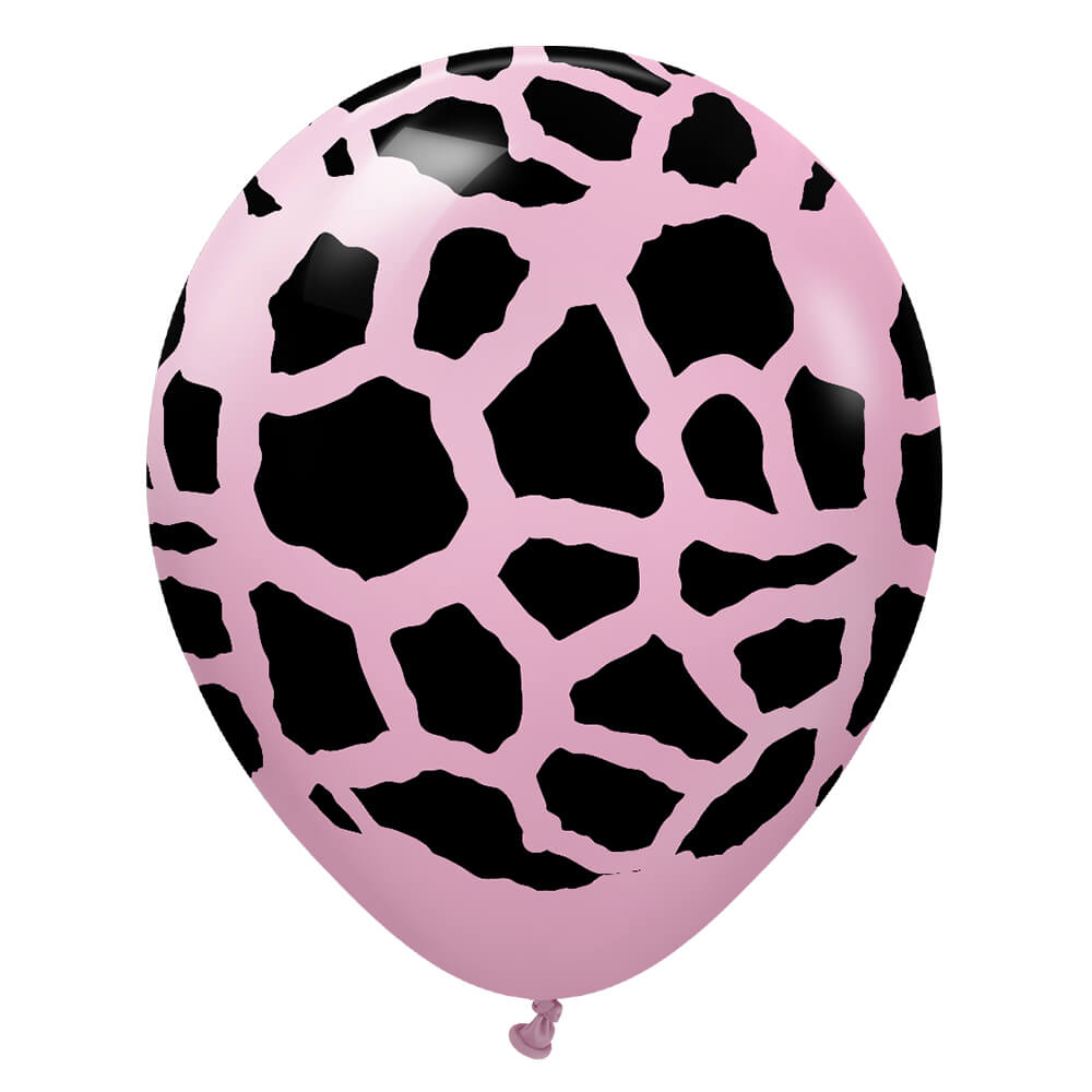 Latex Balloons Safari Giraffe Dusty Rose