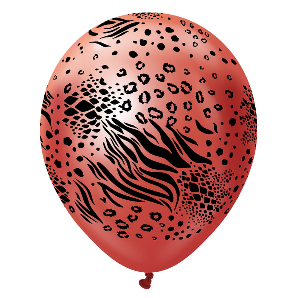 Latex Balloons Safari Mutant Mirror Red